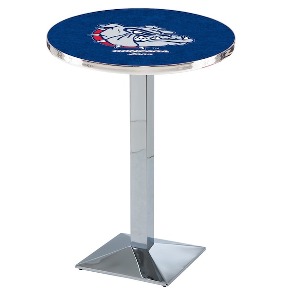 Holland Bar Stool Co 42" Chrome Gonzaga Pub Table L217C4228Gonzga - main